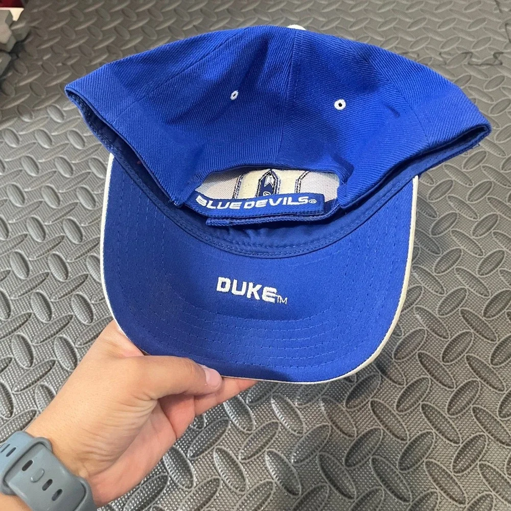 Colosseum Duke Blue Devils Hat Youth Blue Embroidered Adjustable Baseball Cap